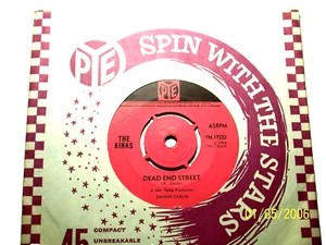 45rpm vinyl record.....The Kinks.....Dead End Street.....60s Pop/Beat - Picture 1 of 1