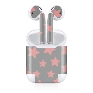 Dekorfolie Schutzfolie Air Pod Hülle Design Folien Set Sterne altrosa R188-12 - Zdjęcie 1 z 7