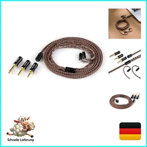 Linsoul 32AWG OFC Oxygen Free Cable HiFi IEM cable con intercambiable 2,5 mm/3... - Imagen 1 de 9