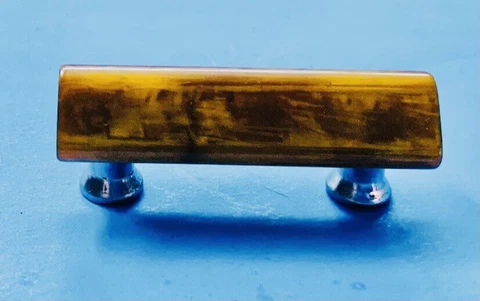 Bakelite Antique Hardware Art Deco Drawer Pull Cabinet Handle 2” center Cover