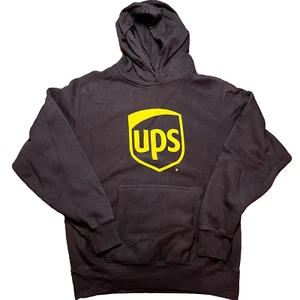 De Colección Marrón UPS Sudadera con Capucha Logo Halloween Talla M Ropa de Trabajo Tema Y2K - Imagen 1 de 6