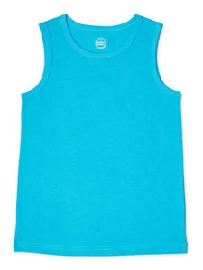 Wonder Nation Boys Kid Tough Solid Tank Top, Size XL 14-16 Blue (LOC TUB-102) - Picture 1 of 3