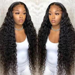 UNice Cambodian Loose Deep Wave Bundles Human Hair Extensions Virgin Hair Weaves - Picture 1 of 14