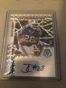 James Cook 2022 Panini Mosaic Autographs ROOKIE AUTO RC RAM-JC Bills - Picture 1 of 3