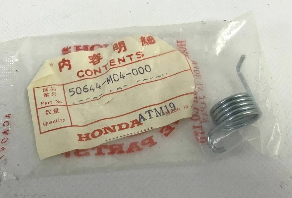 Honda NX125 TR200 XL XR ATC TRX 1983-2014 muelle escalón de pie 50644-MC4-000 Foto 1 de 4