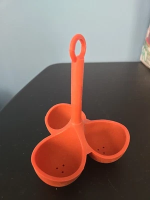 Держатель для яиц с 3 отверстиями силиконовый пароварка для яиц домашняя кухонная утварь высокий лоток для яиц - Изображение 1 из 4