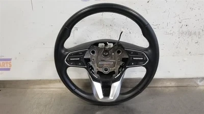 20 2020 HYUNDAI SANTA FE STEERING WHEEL WITH CONTROLS BLACK LEATHER - Image 1 of 4