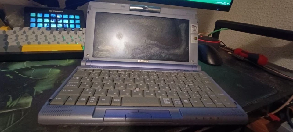 RARE Sony Vaio PCG-C1XE Japanese Version (Vinegar Syncrome Screen) - Immagine 1 di 4