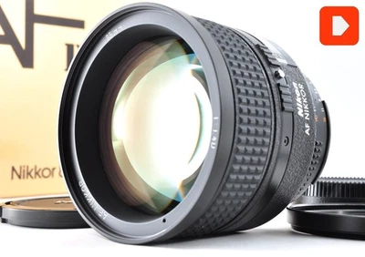 [Almost Unused] Nikon AF Nikkor 85mm f/1.4 D Portrait Prime Lens From JAPAN #766 - Image 1 of 4