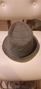 Karierter Herren Fedora Hut von Hipster Headwear, gebraucht aber guter Zustand, Größe L oder XL - Bild 1 von 9