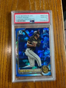 2022 BOWMAN CHROME SE JAMES WOOD #BCP 108 GEM MINT PSA 10 - Bild 1 von 2