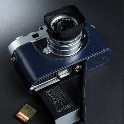 Genuine Leather Handmade Camera Half Case Bag Cover Bottom Open For Leica M11 - Image 1 of 4