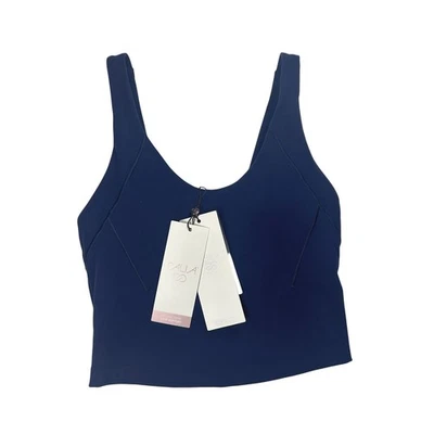 Camiseta sin mangas CALLA para mujer XS azul opulento Inspire cuello redondo ropa deportiva NUEVA Foto 1 de 4