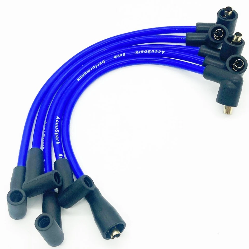 AccuSpark 8mm Blue Silicon High Performance HT Leads for MGB and GT 1800cc