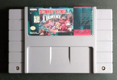 SNES Donkey Kong Country Super Nintendo 1994 Cartridge Only Authentic - Image 1 of 3