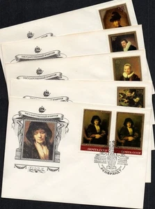 Russia USSR FDC cover 1983 art paint artist painter Rembrandt hermitage gallery - Picture 1 of 4
