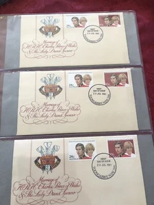 HRH Prince Charles And Lady Diana Marriage - 6 First day Covers - 29th July 1981 - Picture 1 of 10