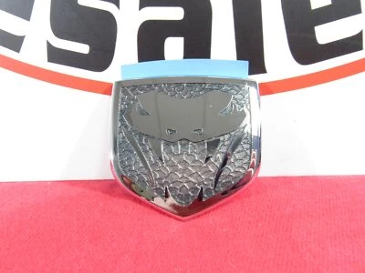 Emblema de cabeza de víboras gris/carbón Dodge Viper NUEVO OEM MOPAR Foto 1 de 4