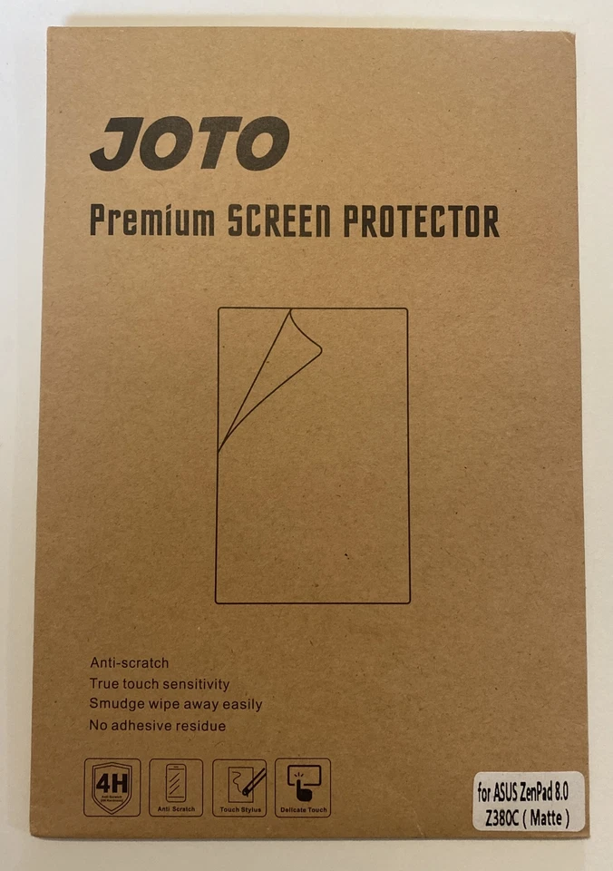 3x Joto Premium Anti-Scratch Screen Protectors for Asus ZenPad 8.0 Z380C (Matte) - Image 1 of 2