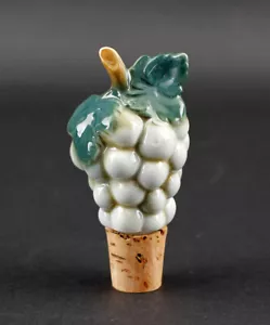 9942388 Porcelain Bottle Cap Stoppers Grape Blue wagner&apel 7x5cm - Imagen 1 de 2