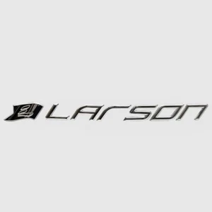Larson Boat Raised Decal 8154129 | SL24 Mirrored 13 1/2 x 1 1/8 Inch - Foto 1 di 4