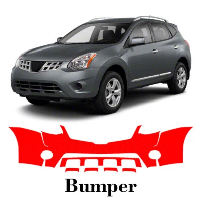 Película de protección de pintura PPF precortada para parachoques delantero para Nissan Rogue 2008-2013 Foto 1 de 4