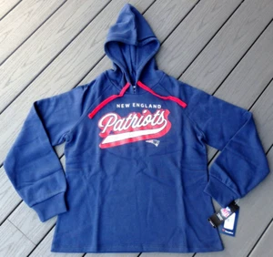 New England Patriots Fleece Hoodie Sweatshirt Fanatics NEU Damen Large blau - Bild 1 von 6
