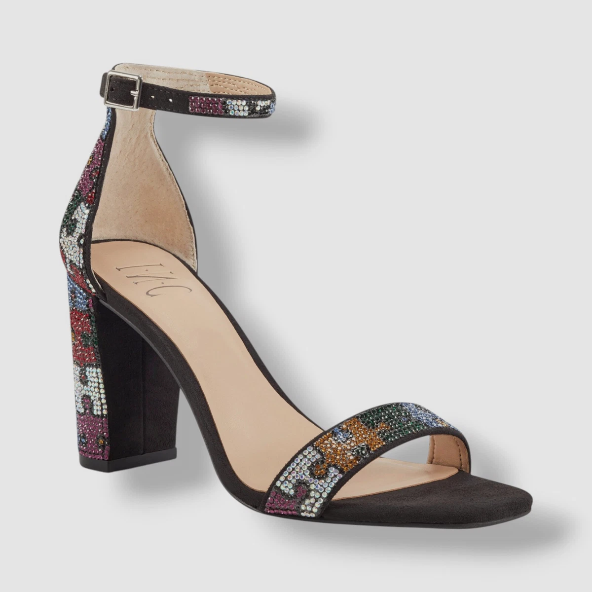 INC International Concepts shoes collection showing various styles including heels, boots, and sandals