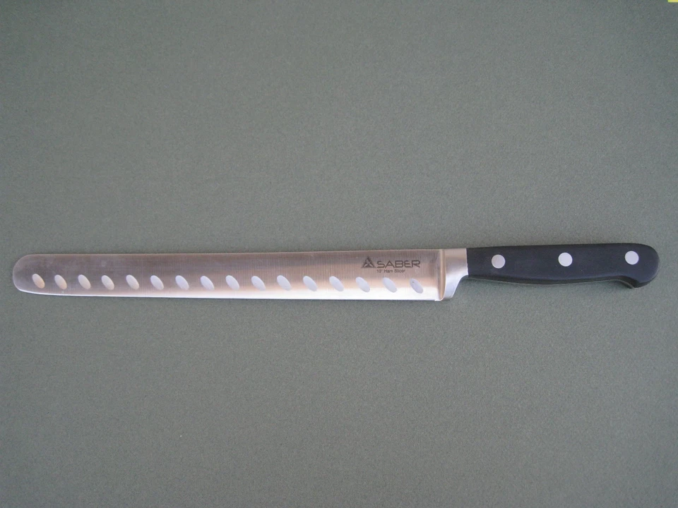 Cuchillo rebanador de jamón Saber de 10"" Foto 1 de 4