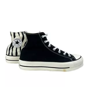 Converse Chuck Taylor All Star Lift Platform Hi Zebra Print Sneaker W10,5 M8,5 - Bild 1 von 11