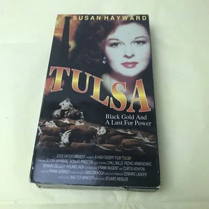 Tulsa VHS Tape Western Susan Hayward Robert Preston B&W High Desert Films - Bild 1 von 4