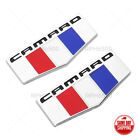 2x For GM Chevy CAMARO Logo Fender Marker Emblem 3D Chrome Sport Badge RS SS ZL1 Chevrolet Chevette