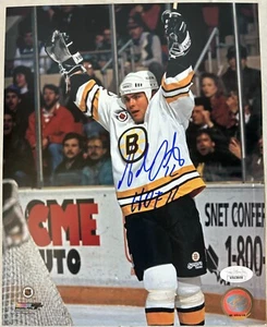 Adam Oates HOF Boston Bruins signed 8x10 JSA Witnessed WB438698 POSE 1 - Picture 1 of 2