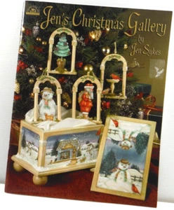Jen's Christmas Gallery by Jen Sykes Viking Folk Art painting magazine book VGC - Picture 1 of 11