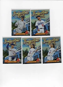 2024 TOPPS CHROME SUMMERTIME IN THE PARK 5 CARD LOT JUDGE - Picture 1 of 1