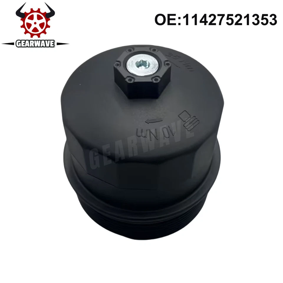 For 2002-10 BMW 550i 650i 745i 750i 745Li 750Li X5 Oil Filter Housing Cover Cap Foto 1 de 4