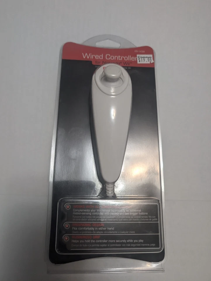 Gigaware Wired Controller Nintendo Wii  Brand New Sealed Nunchuck - Image 1 of 3