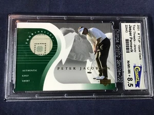 S3-90 GOLF CARD - PETER JACOBSEN - 2001 UPPER DECK - GRADE 8.5 - GRADING ERROR - Picture 1 of 7