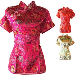 Blusa/blazer/top camisa túnica Asia Miss China-Geisha-Qipao talla 34,36,38,40,42,44 - Imagen 1 de 13