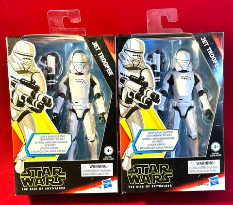STAR WARS - GALAXY OF ADVENTURES - Jet Trooper - Lot of 2 - New Sealed Cover