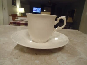 Mikasa Renaissance White Cup and Saucer(s) 9 available - Picture 1 of 3