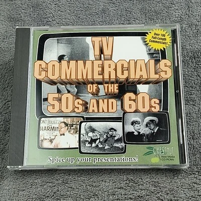 TV Commercials The 50's & 60's Volume 1 PC CD-ROM VGC - Image 1 of 4