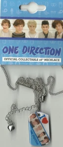 ONE DIRECTION group/blue picture 2012 OFFICIAL merch 16" TAG NECKLACE sealed 1D - Picture 1 of 3
