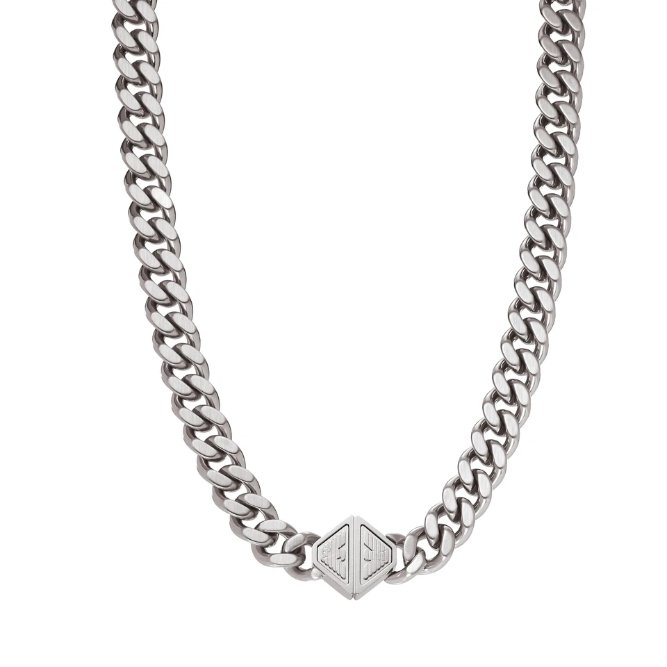 Men's EMPORIO ARMANI EGS3131040 Stainless Steel Necklace - Image 1 of 2