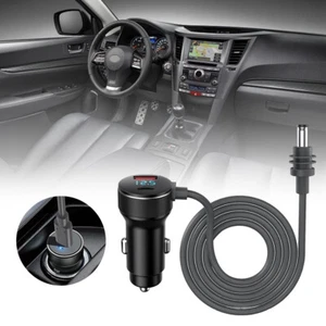 3 IN 1 Digital Car Charger DC Power Cable with Cigarette Lighter Adapter 12V-48V - Picture 1 of 23