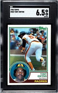 TONY GWYNN 1983 Topps Rookie Card RC #482 Graded SGC 6.5 EX-NM+