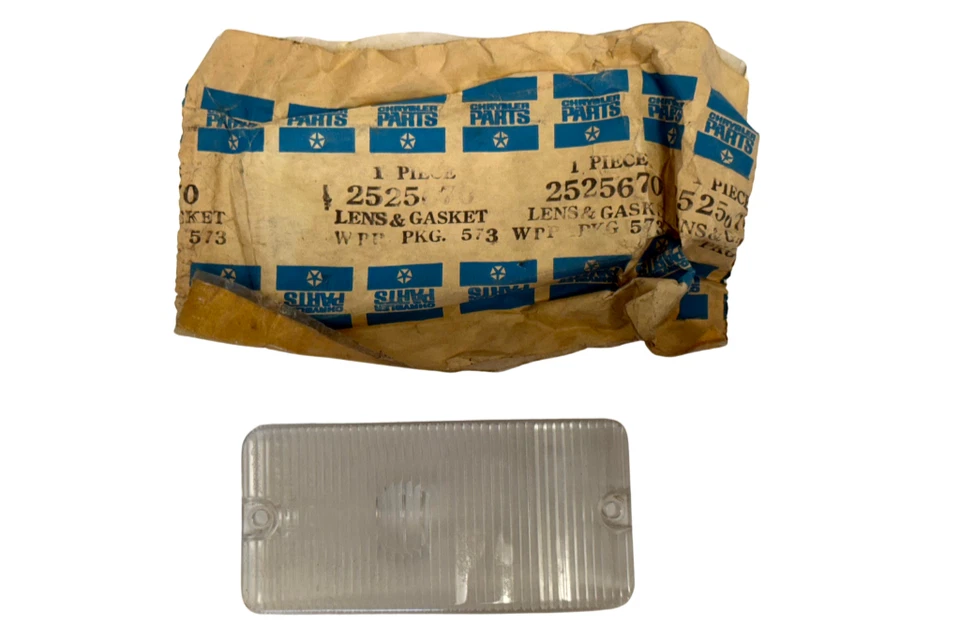 Lámpara de luz de estacionamiento para camioneta Dodge A-100 D100 64-71 lente transparente 2525670 NOS Foto 1 de 4