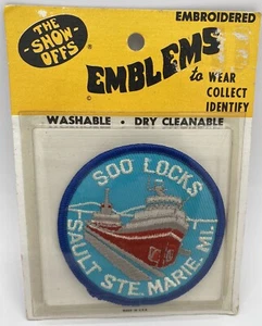 Neu aus altem Lagerbestand Vintage Patch Soo Schlösser Sault St Marie Schiff durch Soo Schlösser - Bild 1 von 4