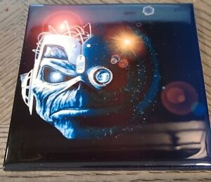 Iron Maiden: Somewhere in Time 2 ceramic coaster 6 x 6  new WILL COMBINE S/H