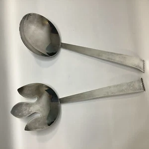 Set forchetta per insalata e cucchiaio piastra quadrupla argento 12,25 - Foto 1 di 8